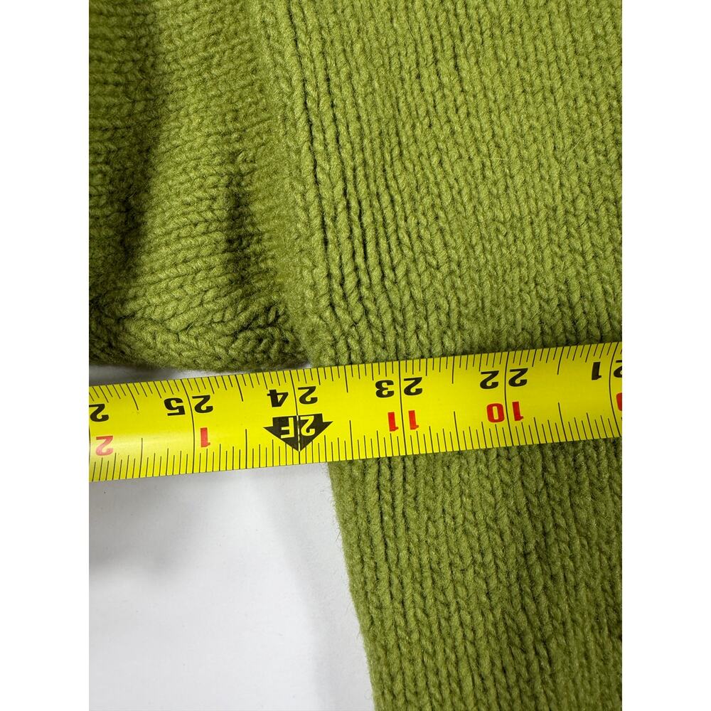 Babaa No17 Women’s Eco Wool Turtleneck Sweater Olivera Green One Size - Picture 10 of 14